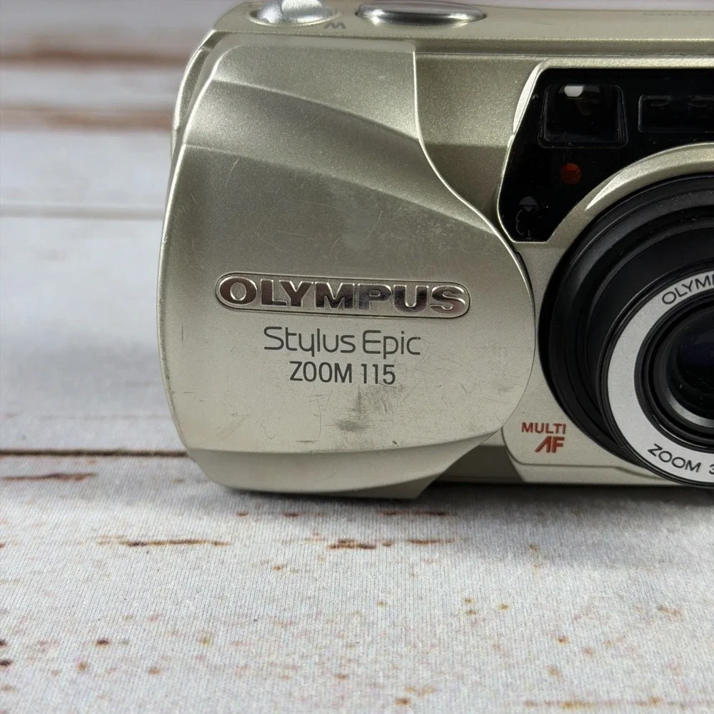 Used Olympus Stylus Epic Zoom 115 QD 35mm Point and Shoot All-Weather